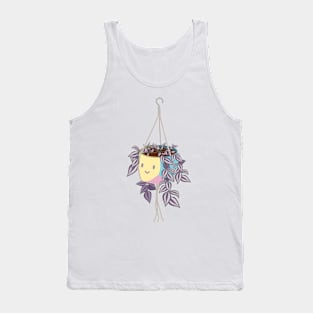 tradscantia plant in pansexual pride pot Tank Top